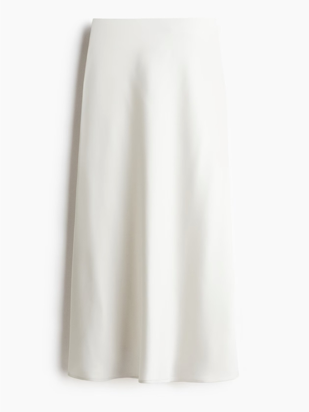H&M Midi Skirt - white